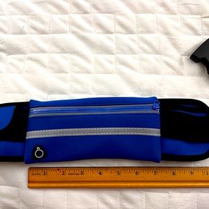 Travel Money Belt with Headphone Port used to hold extra cash, keys, etc.